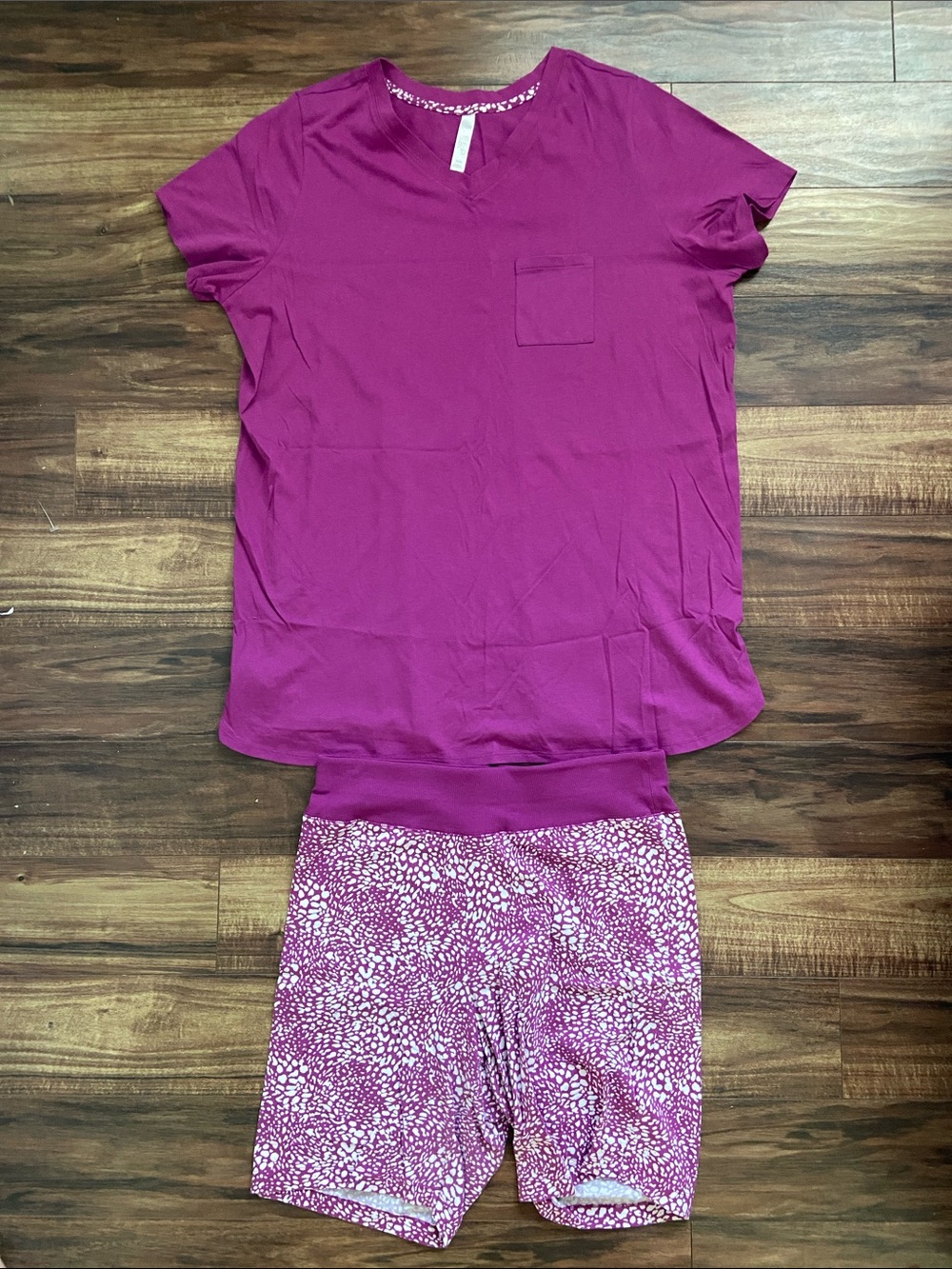 Tunic & Bike Short Pajama Set